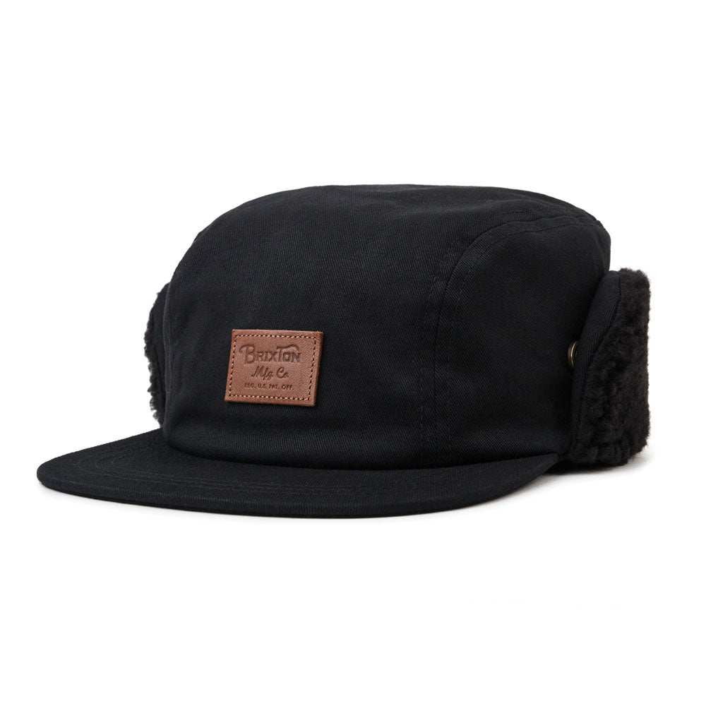 Brixton Grade II Ear Flap Cap Black