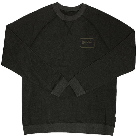 Brixton Grade Sweatshirt Heather Black