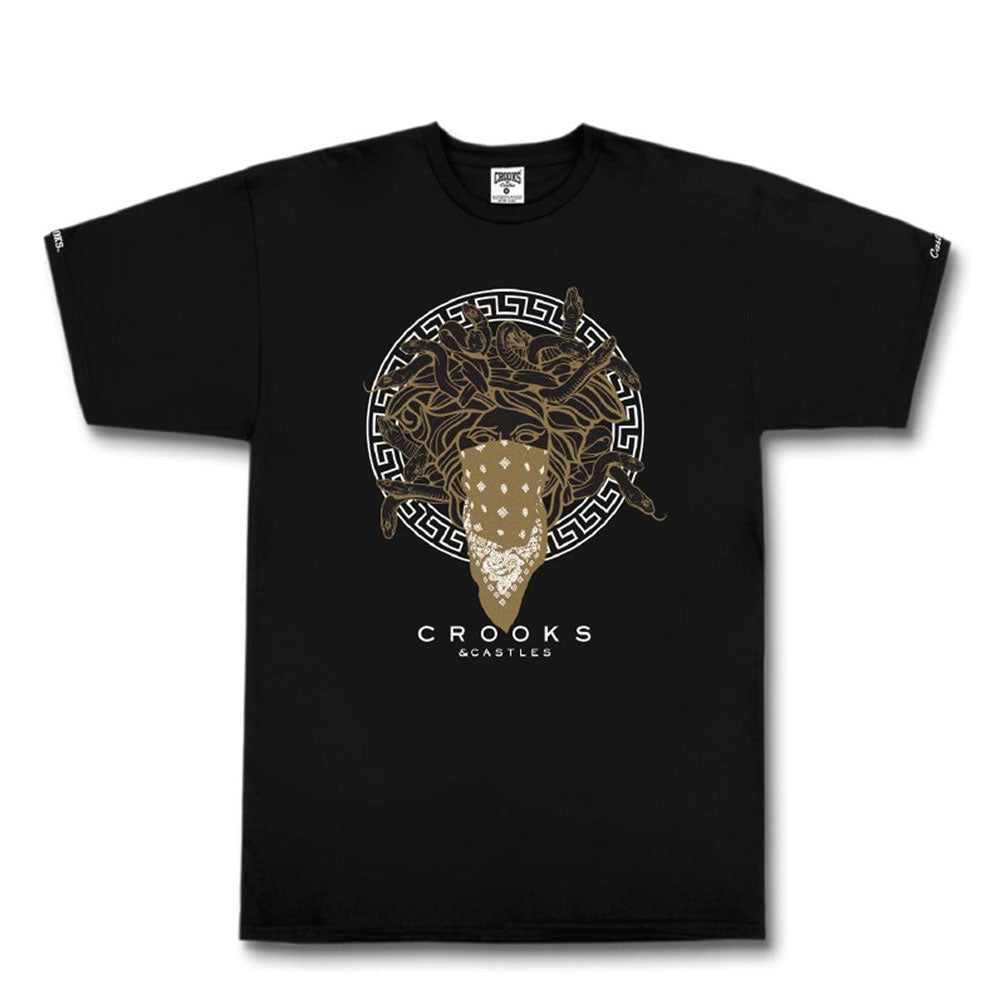 Crooks & Castles Grecco Front T-shirt Black