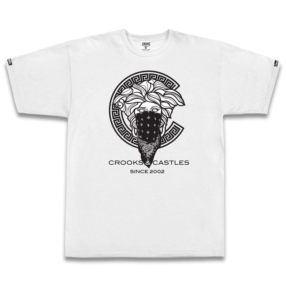 Crooks & Castles Greco Medusa T-shirt White