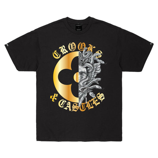 Crooks & Castles Half Medusa Tee Black