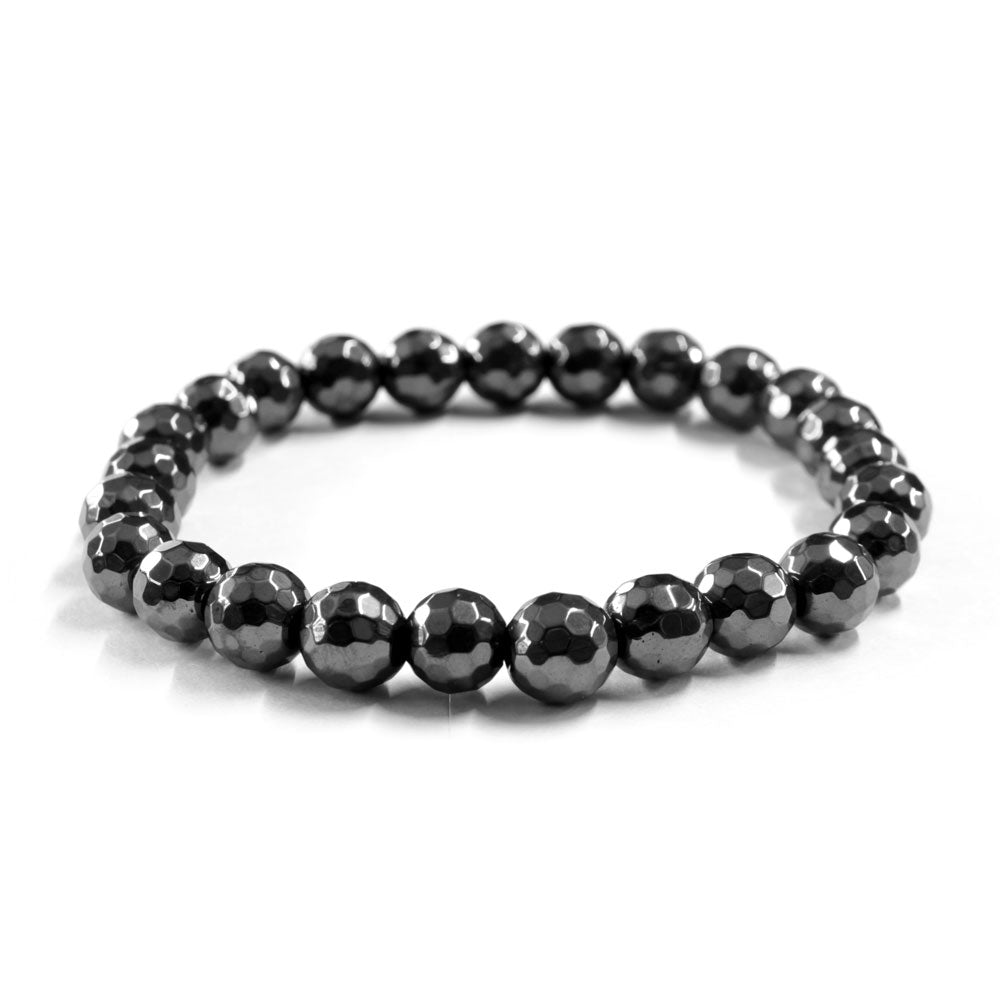 Hematite Faceted Bracelet