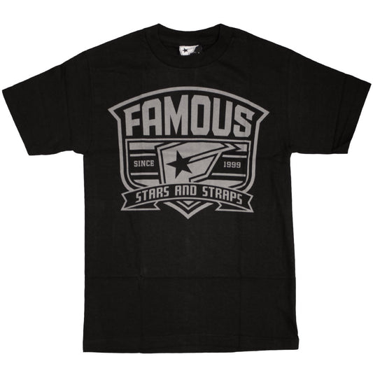 Famous Stars and Straps High Crest T-shirt Black Grey