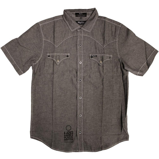 Lrg High Moon Short Sleeve Shirt Black