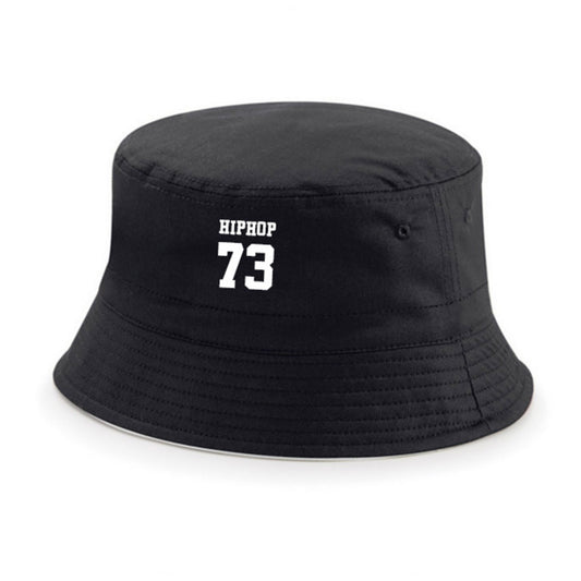 HIPHOP73 Bucket Hat Black