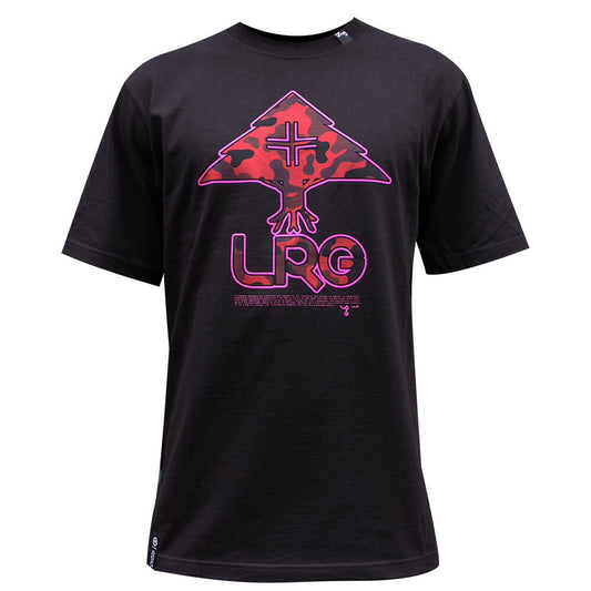 Lrg Neon Tree Fill Tee  Black