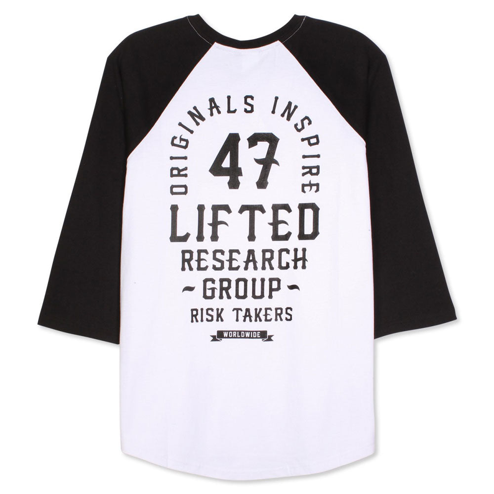 Lrg Inspired Three Quarter Sleeve Baseball T-Shirt Black