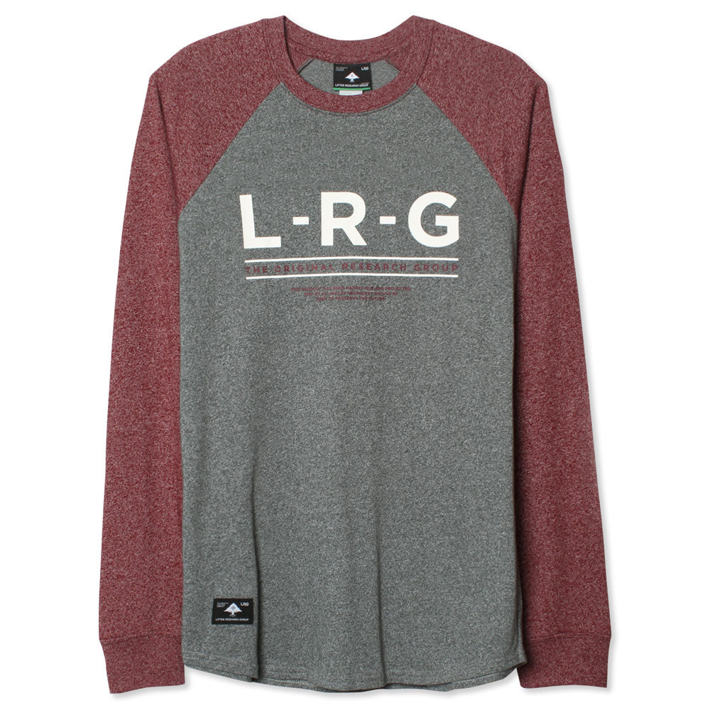 LRG Standard Issue L/S Raglan T-Shirt Charcoal Heather