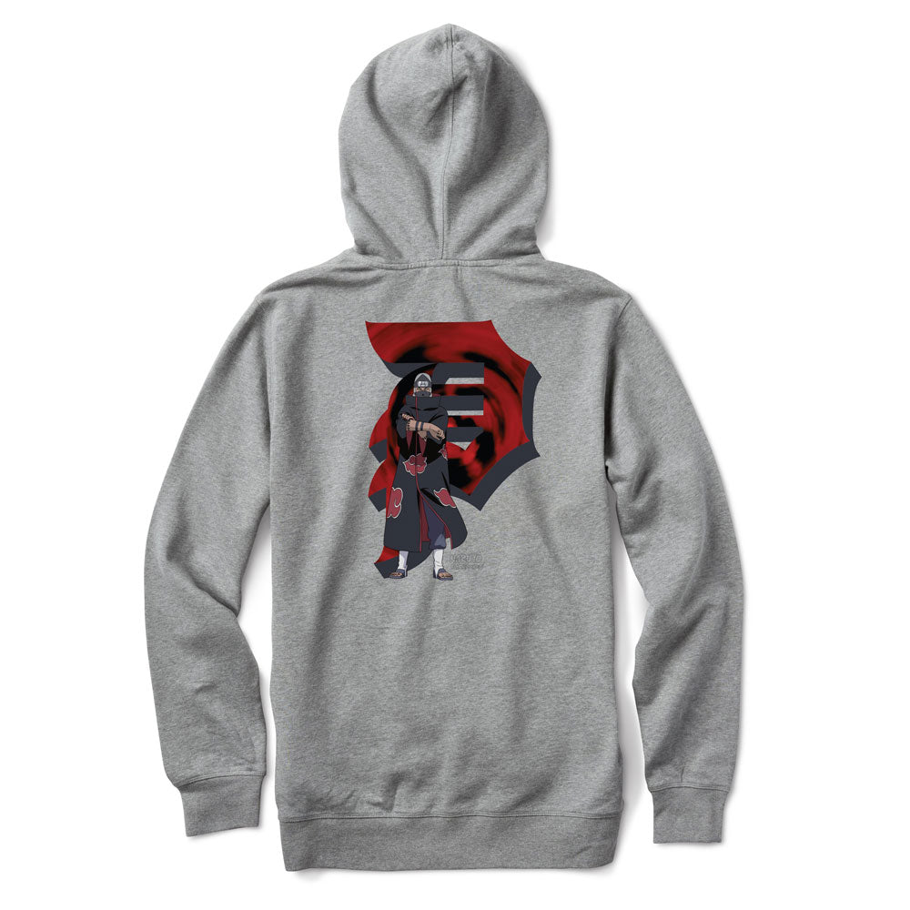 Primitive Skate x Naruto Kakuzu Hoodie Heather Grey