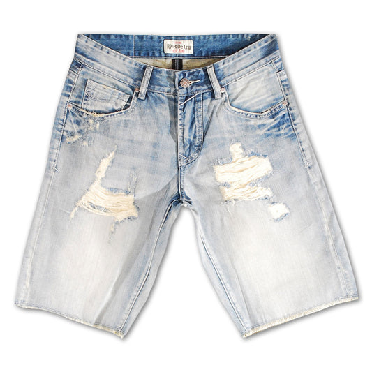 Rivet De Cru White Kiss Denim Shorts