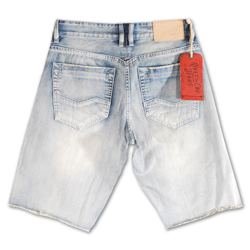 Rivet De Cru White Kiss Denim Shorts