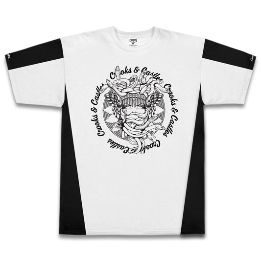 Crooks & Castles Klepto Block Tee Black White