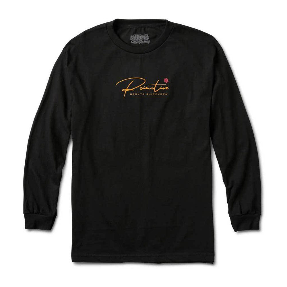 Primitive Skate x Naruto Know Pain Long Sleeve T-Shirt Black