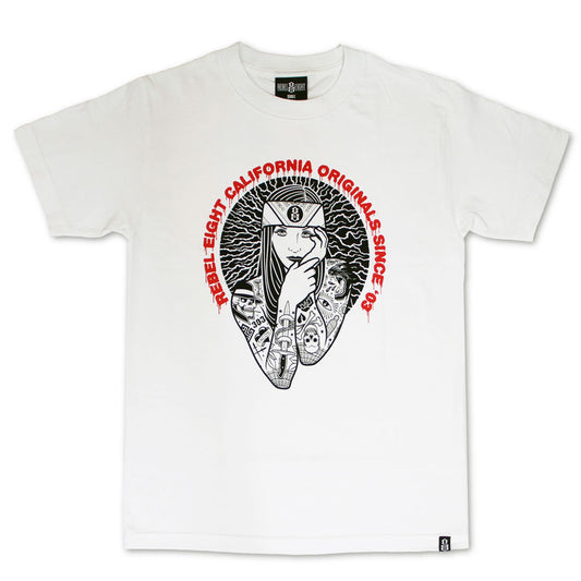 Rebel8 Lady Eight T-shirt White