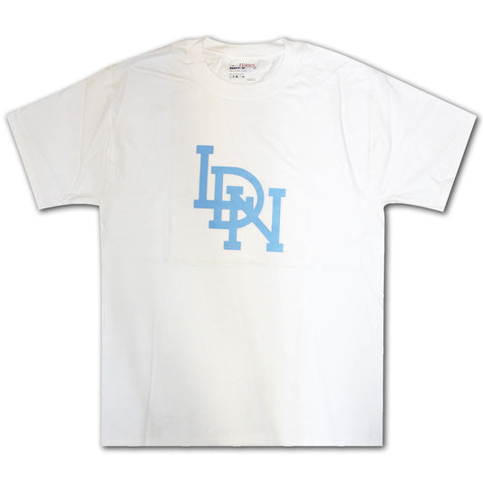 LDN Original T-Shirt White Sky Blue