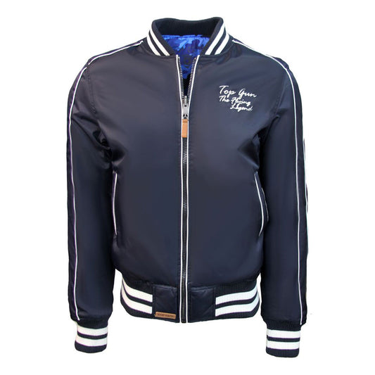 Top Gun The Flying Legend MA-1 Reversible Bomber Jacket Navy Blue