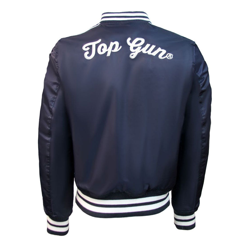 Top Gun The Flying Legend MA-1 Reversible Bomber Jacket Navy Blue