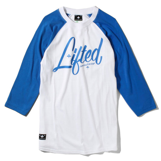 Lrg RC Three Quarter Sleeve Raglan Baseball T-Shirt White