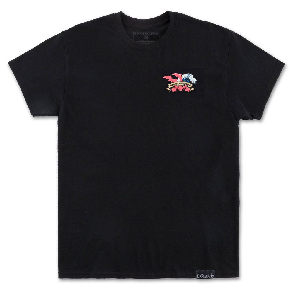 Pink Dolphin Lighter Vigil T-Shirt Black