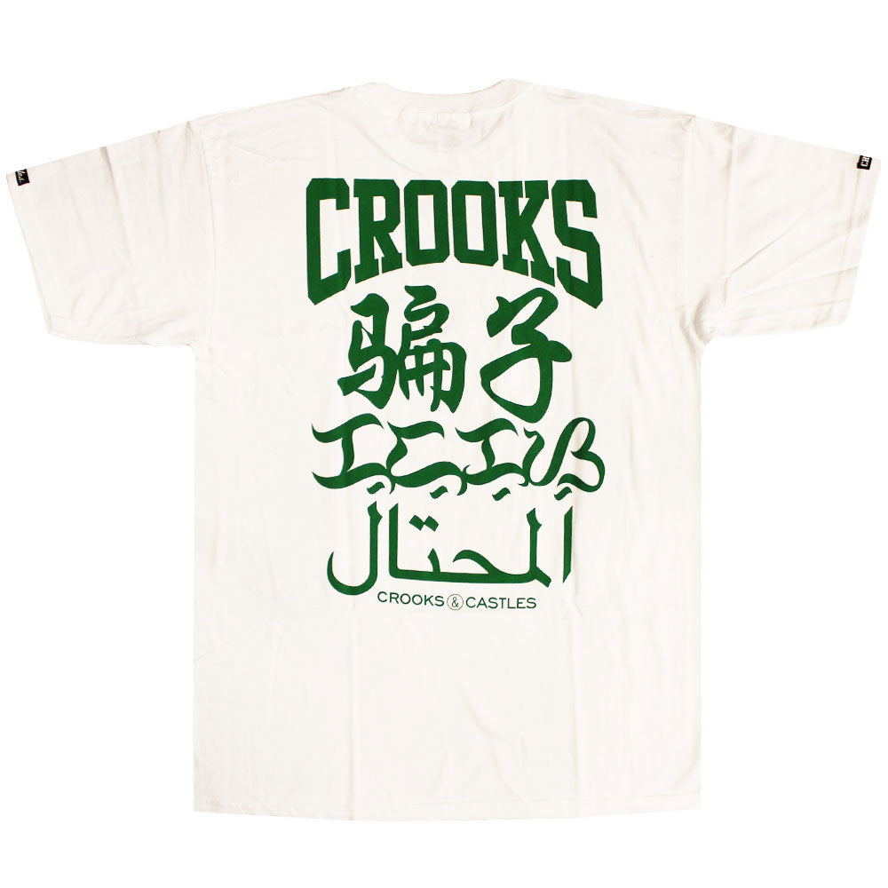 Crooks & Castles Linguistics T-shirt White