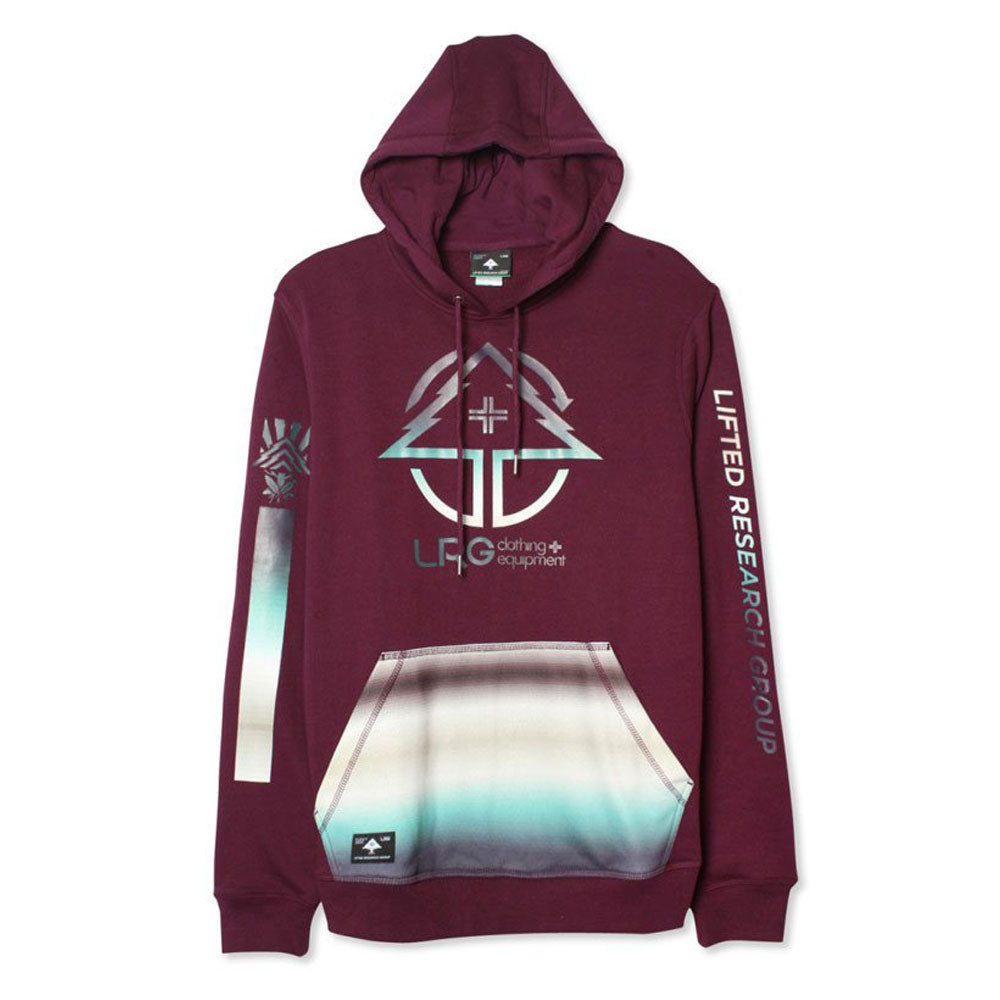 LRG Big Bang Pullover Hoodie Deep Plum