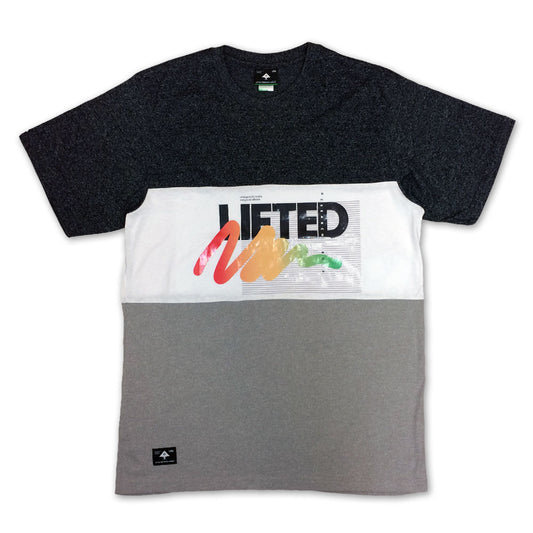 LRG Wavy Knit T-shirt Black Heather