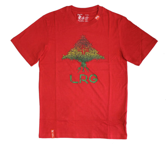 Lrg Grass Roots Four T-shirt Red