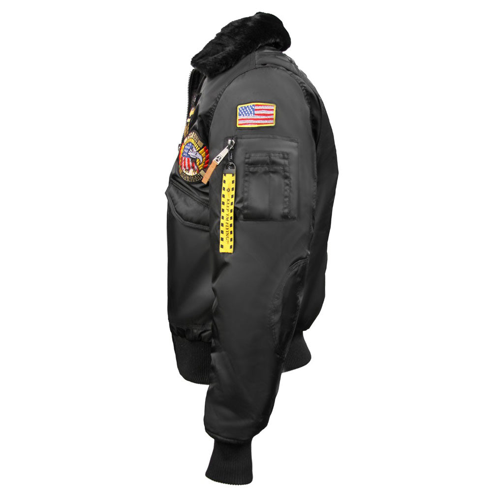 Top Gun MA-1 American Original Bomber Jacket With Patches