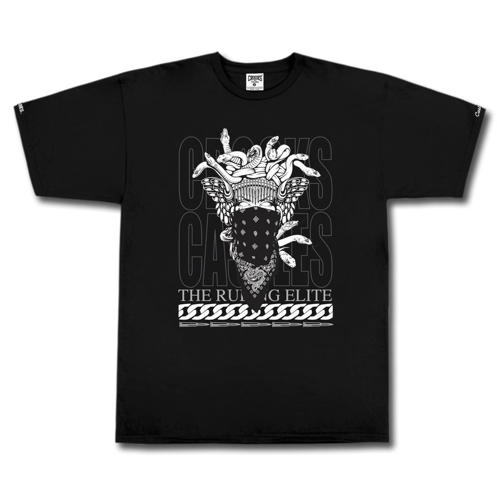 Crooks & Castles Medusa Band T-shirt Black