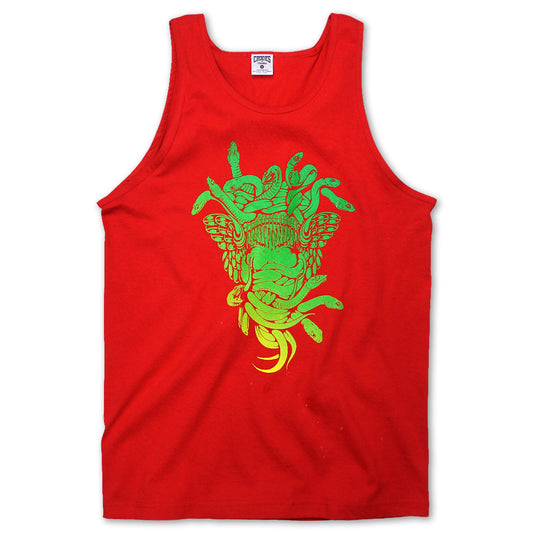 Crooks & Castles Medusa Gradient Tank Top True Red