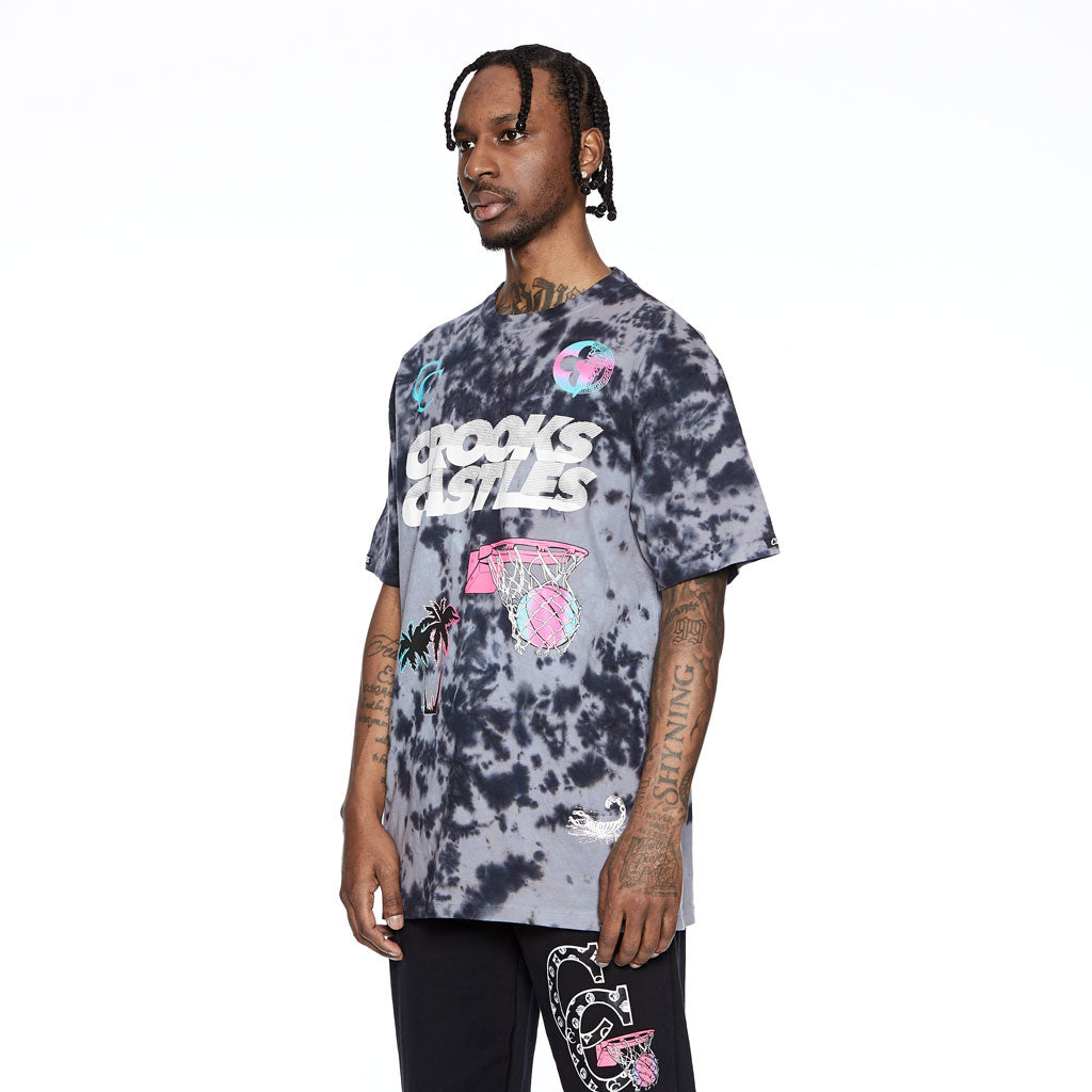 Crooks & Castles Miami City Tie Dye Tee