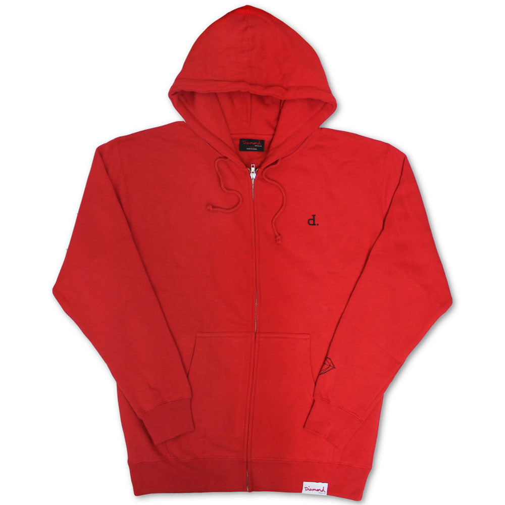 Diamond Supply Co Mini Un Polo Hoodie Red