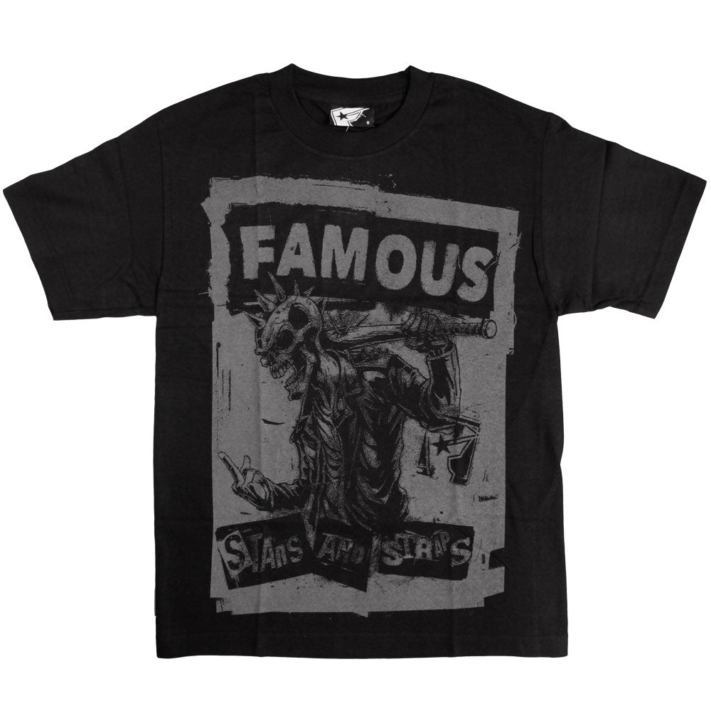 Famous Stars and Straps My Rules T-shirt Black Grey