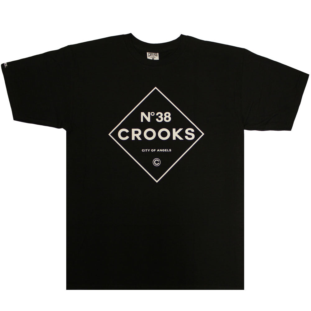 Crooks & Castles No38 T-Shirt Black New