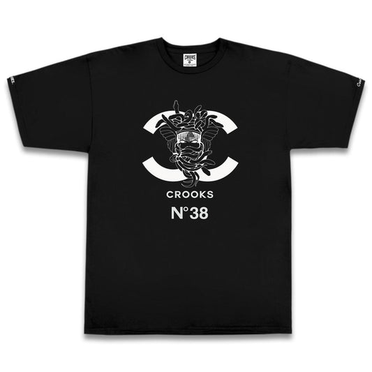 Crooks & Castles No38 Short Sleeve T-shirt Black