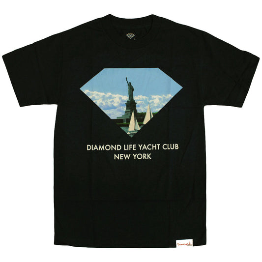 Diamond Supply Co New York Yacht Club T-Shirt Black