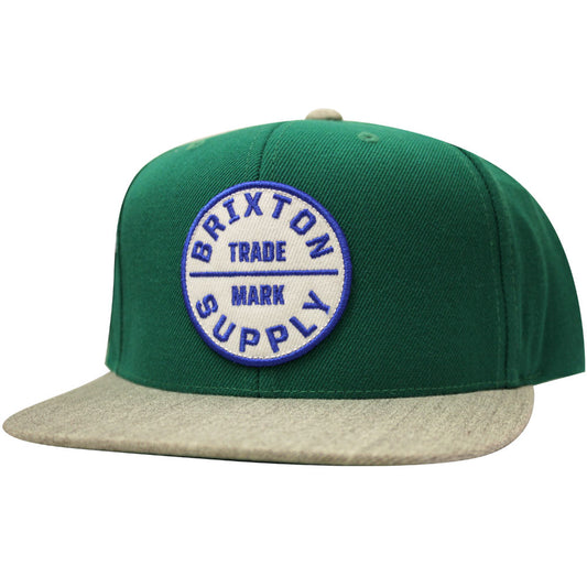 Brixton Oath III Snapback Cap Heather Hunter