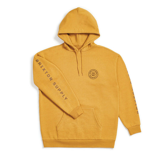 Brixton Oath Intl Pullover Hoodie Maize