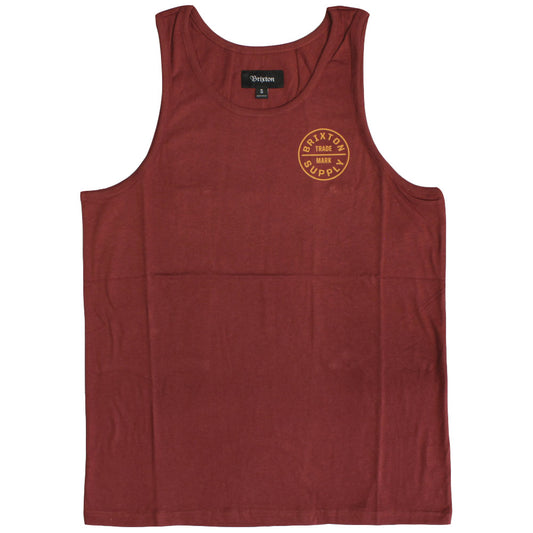 Brixton Oath Tank Top Burgundy