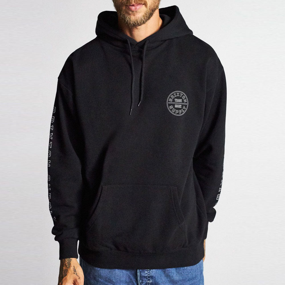 Brixton Oath IV INTL Pullover Hoodie Black