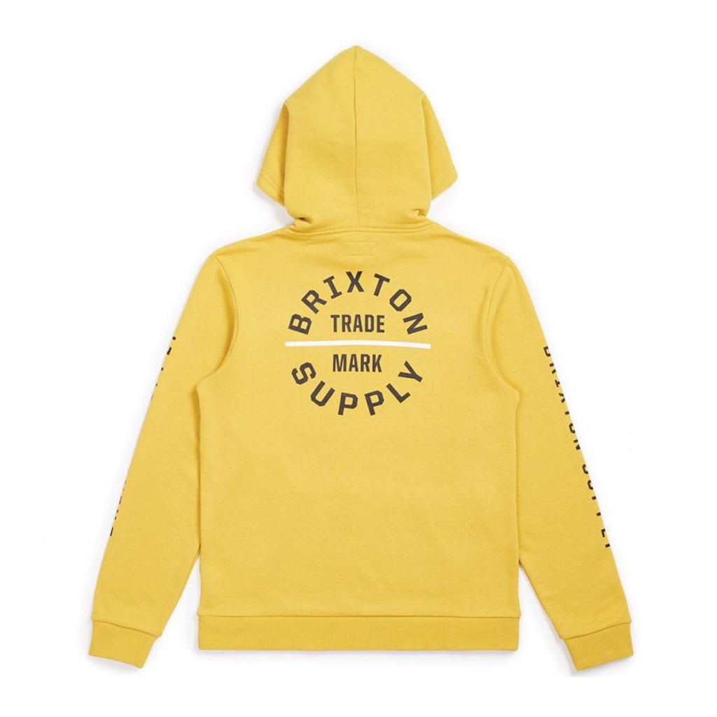 Brixton Oath IV Pullover Hoodie Sunset Yellow