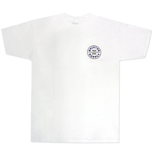 Brixton Oath T-Shirt White Gold