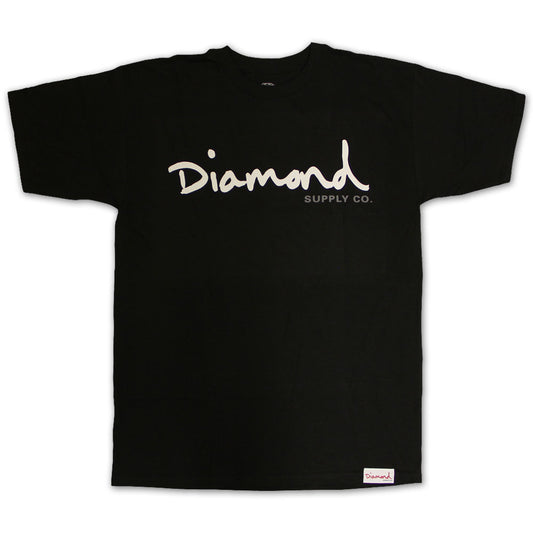Diamond Supply Co OG Script T-shirt Black