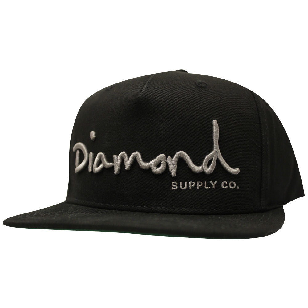 Diamond Supply Co OG Script Snapback Black