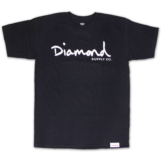 Diamond Supply Co OG Script T-shirt Navy