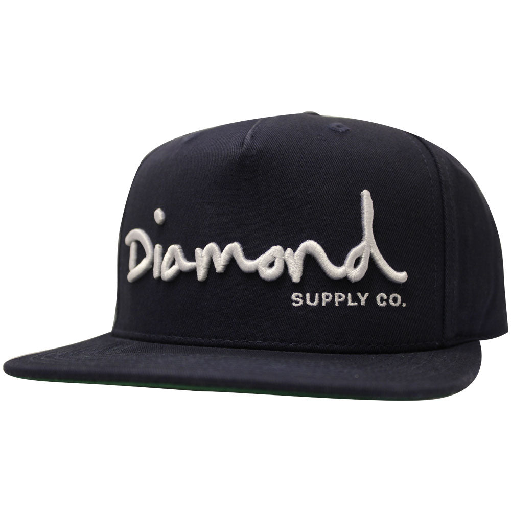 Diamond Supply Co OG Script Snapback Navy