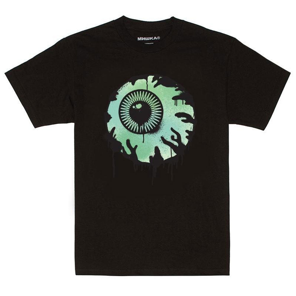 Mishka Overspray Keep Watch T-Shirt Black