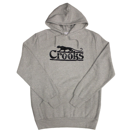 Crooks & Castles Panther Hoodie Heather Grey