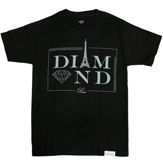 Diamond Supply Co Paris T-shirt Black