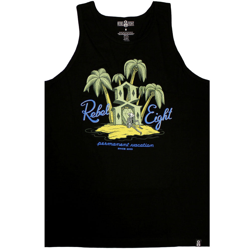 Rebel8 Permanent Vacation Tank Top Black